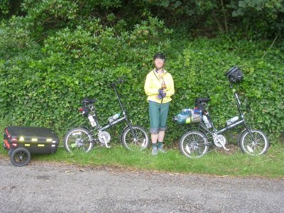 Terry with Bikes, We've
achieved body temperature balance.